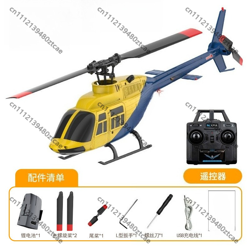 Rc Helicopter Single Rotor - 4-Kanal 2,4G RC-Helikopter mit Optischer Flusspositionierung,
