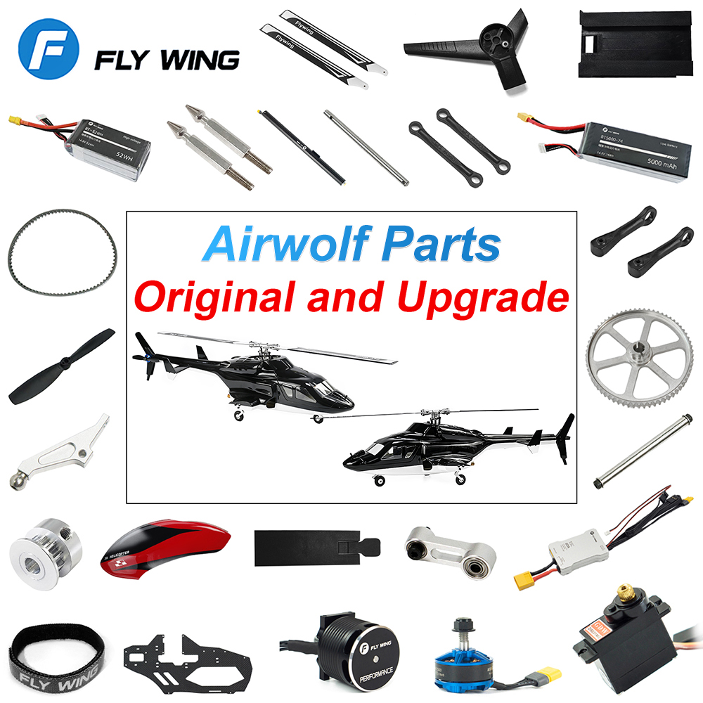 Rc Helicopter Nitro - Fly Wing Airwolf RC Hubschrauber Teile