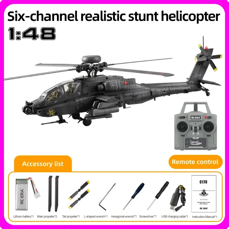 Rc Helicopter Single Rotor - Neu auf Lager: RC Era AH-64D