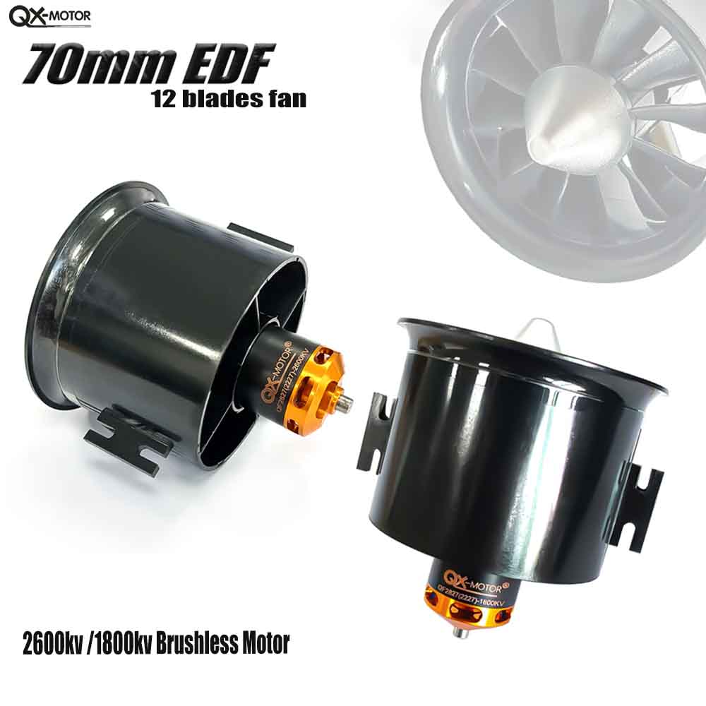 Rc Helicopter Blade - QX-MOTOR 6-Blatt / 12-Blatt 30mm 70mm