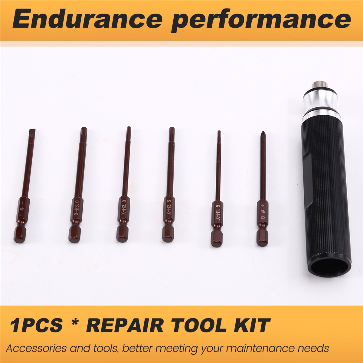 Rc Helicopter Tool Kit - ABJX 6-in-1 Sechskant-Schraubendreher 1,5/2,0/2,5/3,0 mm Reparaturwerkzeug-Set
