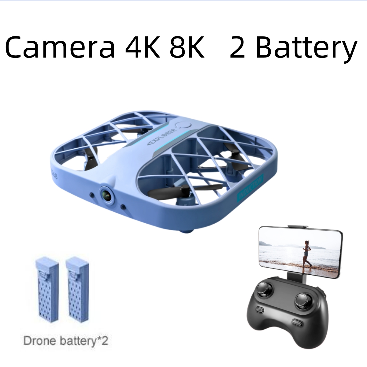 Rc Helicopter Case - JJRC H107 FPV RC-Drohne mit 2