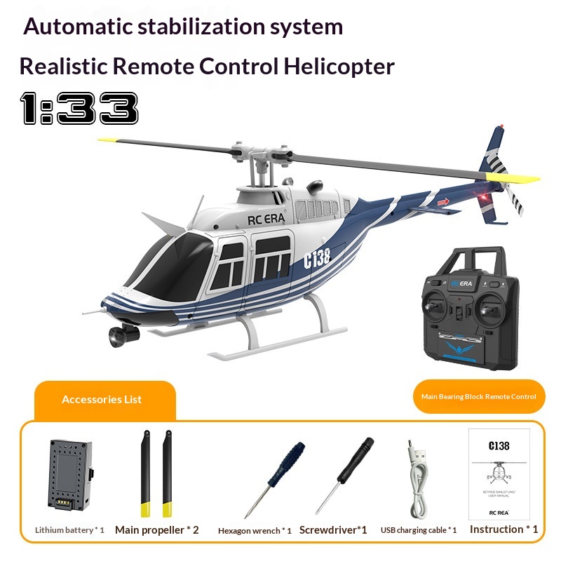 RC Era C138 Bell 206 RC-Heliko – Rc Helicopter Single Rotor Bewertung und Preis