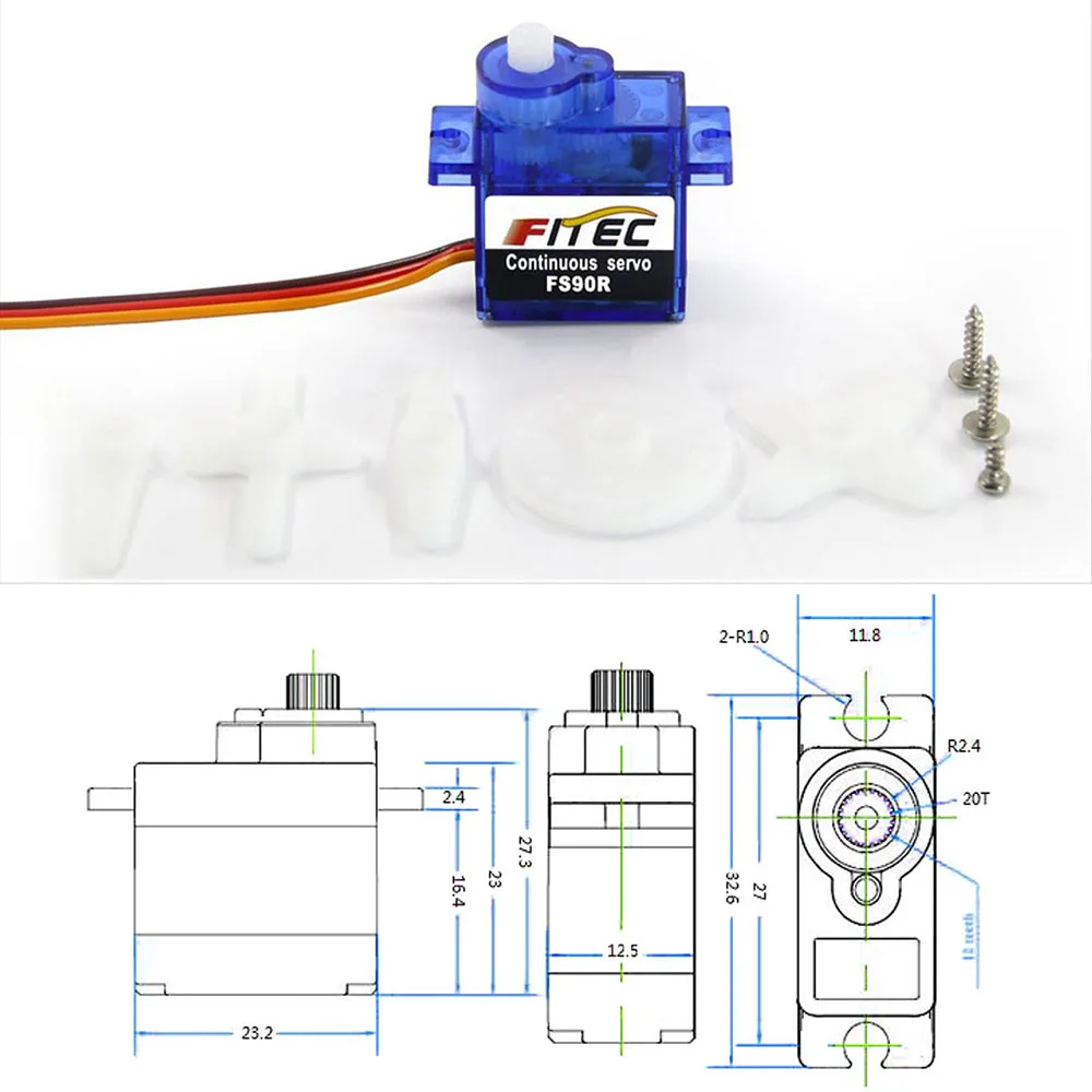 Feetech Mini FS90R Micro Servo – Rc Helicopter Motor Bewertung und Preis