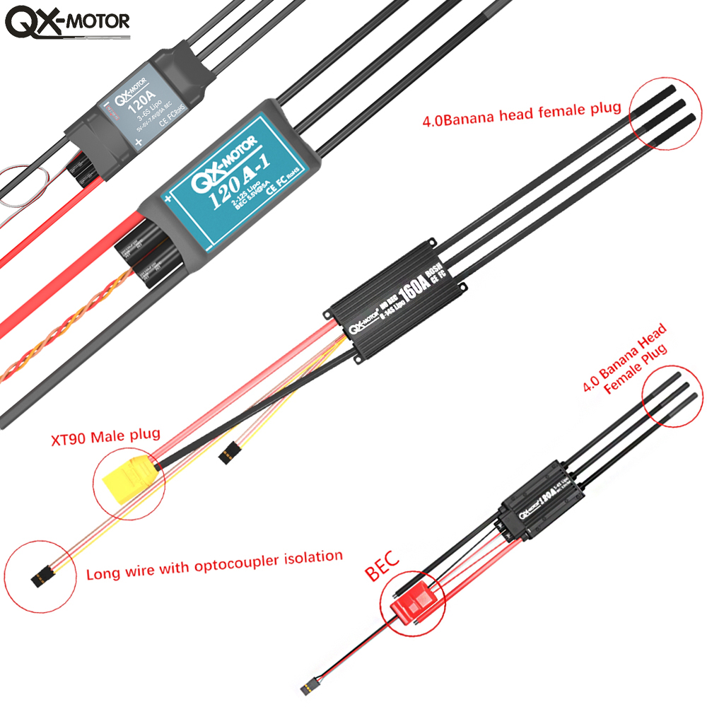 20A-120A Bürstenloser ESC-Gesc – Rc Helicopter Parts Bewertung und Preis