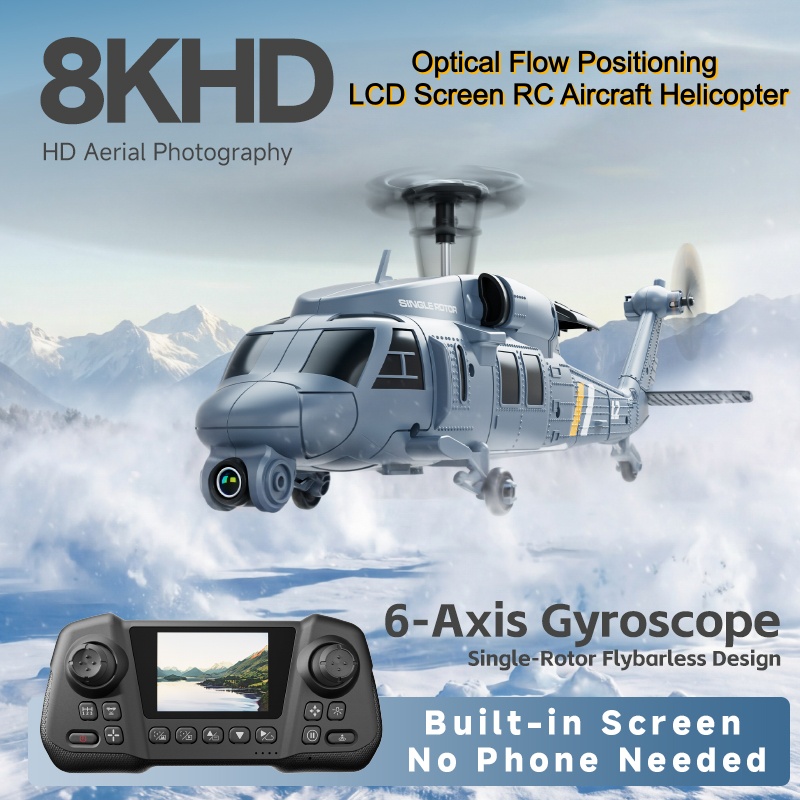 Militärischer Ferngesteuerter  – Rc Helicopter Single Rotor Bewertung und Preis