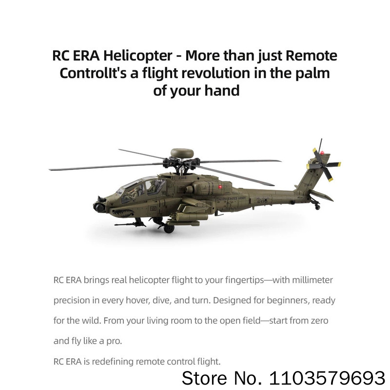 RC Era RC Helikopter AH-64D Ap – Rc Helicopter Single Rotor Bewertung und Preis