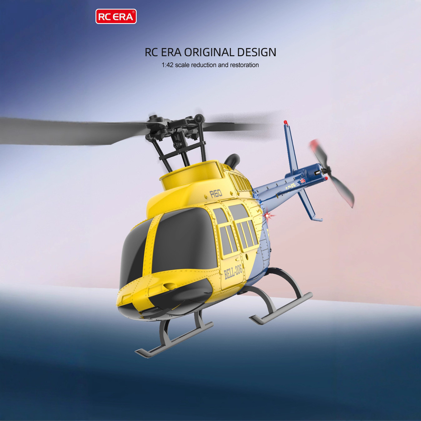 A60 Bell 206 RC-Hubschrauber i – Rc Helicopter Single Rotor Bewertung und Preis