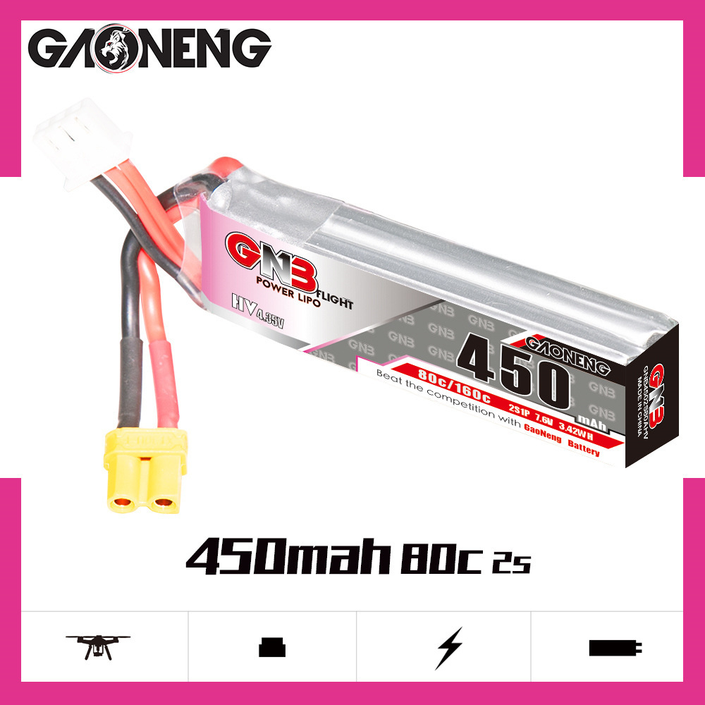 GNB LiPo Batterie HV 2S 7,6 V  – Rc Helicopter Parts Bewertung und Preis