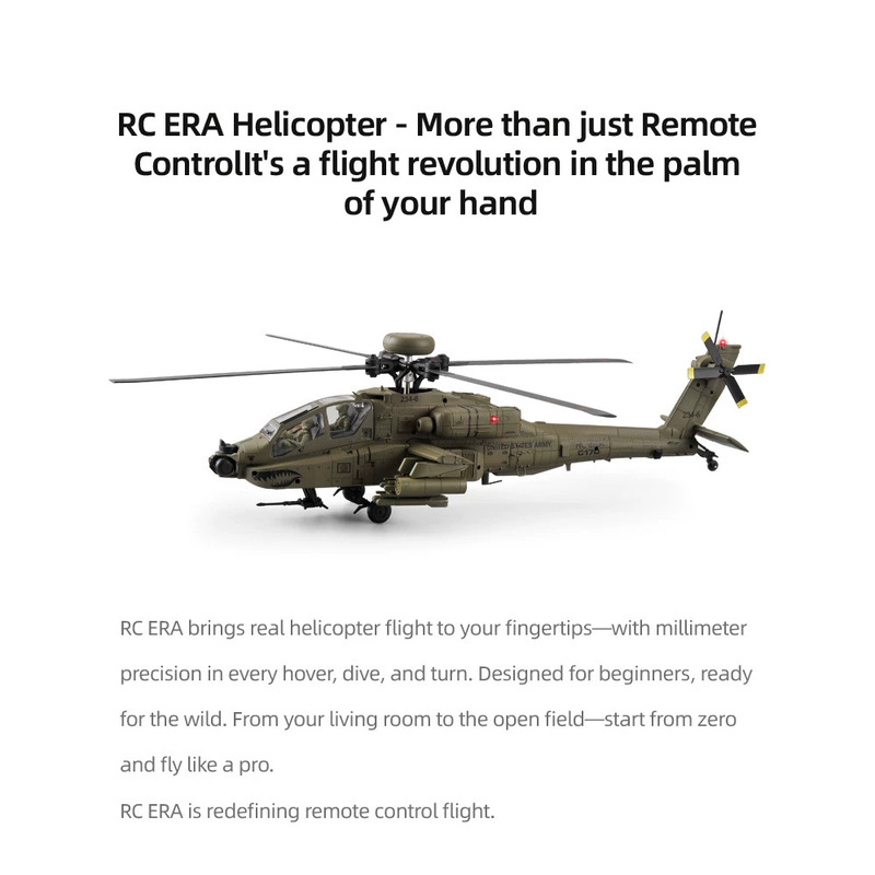 RC Era C170 AH-64D Apache RC-H – Rc Helicopter Single Rotor Bewertung und Preis