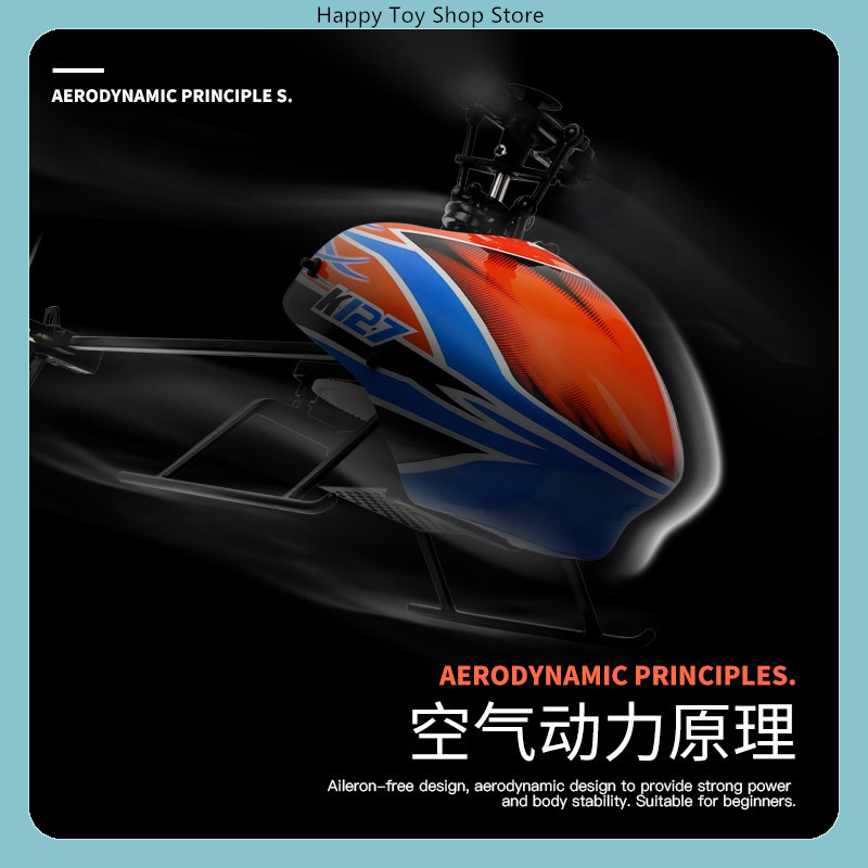 WLtoys XK K127 4-Kanal Flybarl – Rc Helicopter Single Rotor Bewertung und Preis