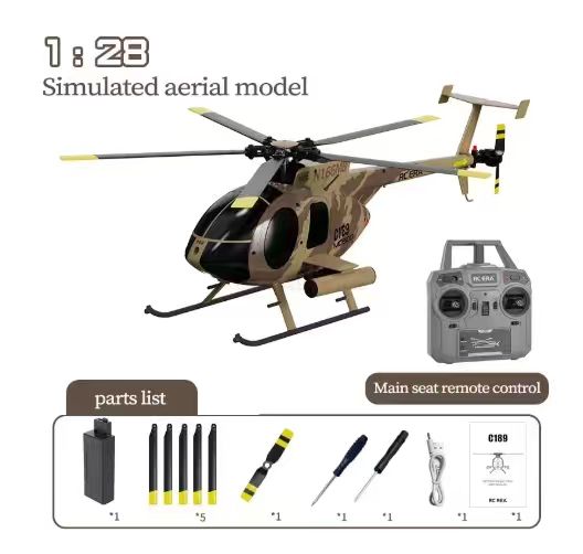 C189 MD500 RC Helikopter 1:28  – Rc Helicopter Nitro Bewertung und Preis